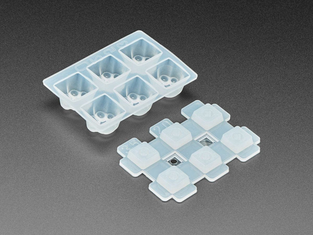 Kitty Paw Silicone Keycap Molds - MX Compatible Switches by The Pi Hut - The Pi Hut