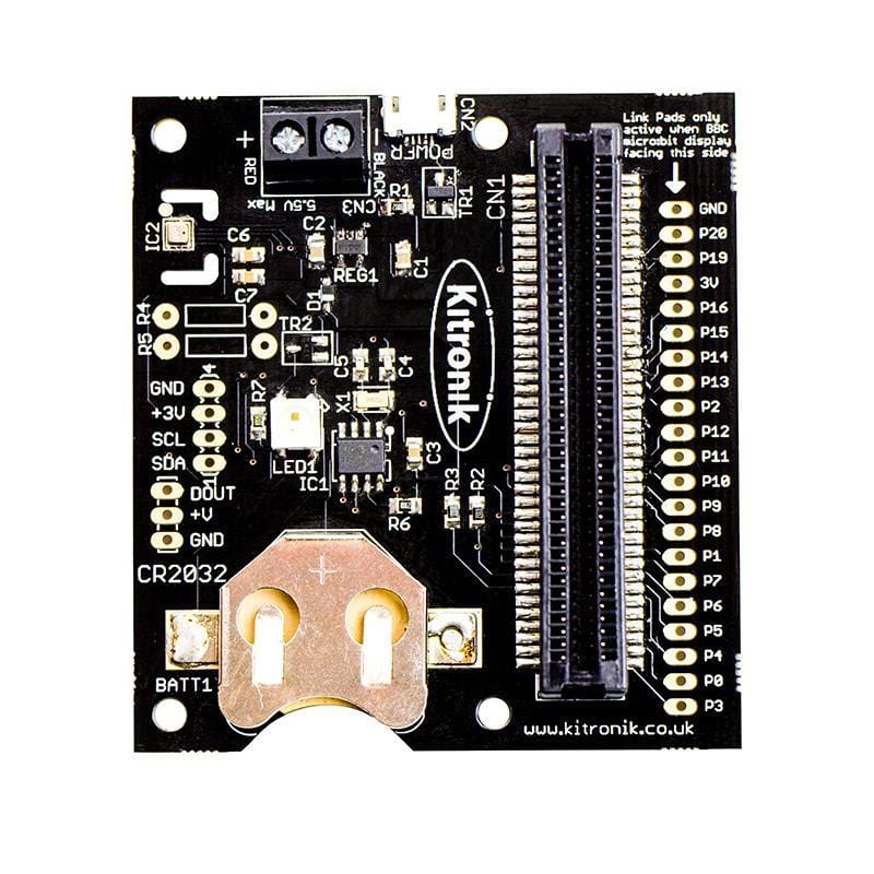 Klimate Environment Monitoring Board for BBC micro:bit by Kitronik - The Pi Hut