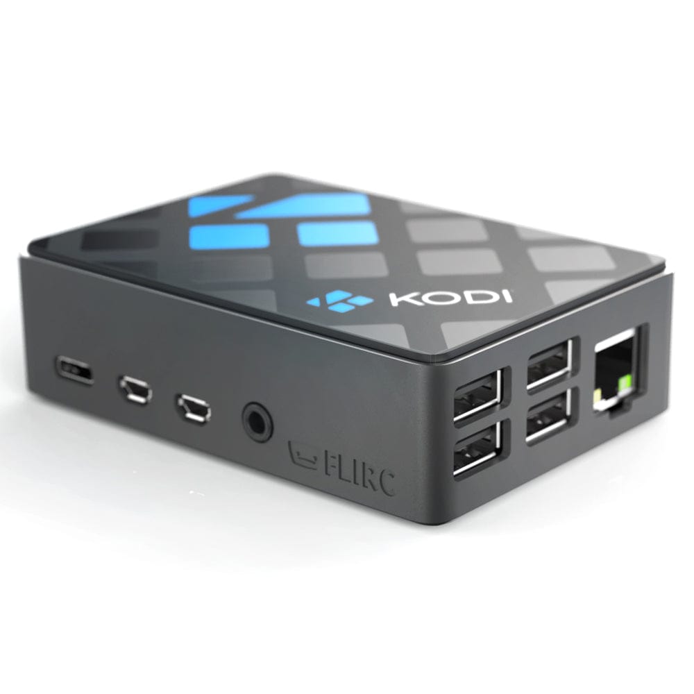 Kodi Edition Raspberry Pi 4 FLIRC Case by FLIRC - The Pi Hut