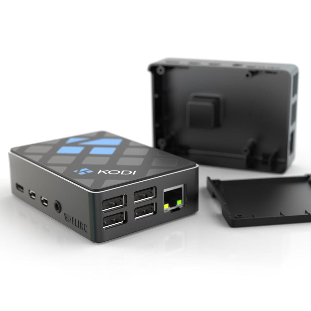 Kodi Edition Raspberry Pi 4 FLIRC Case by FLIRC - The Pi Hut