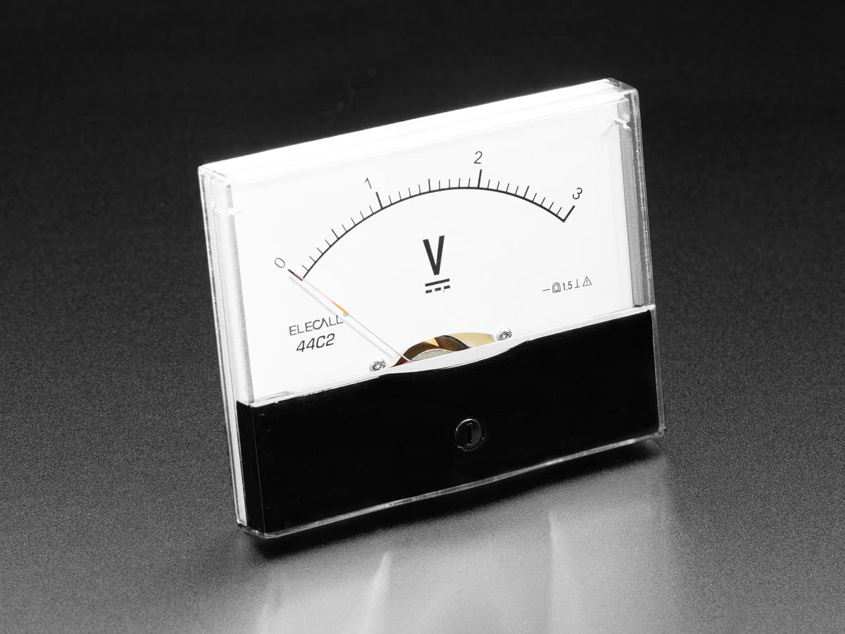 Large 3V Analog Panel Meter by The Pi Hut - The Pi Hut