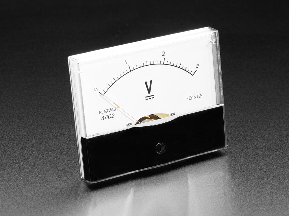Large 3V Analog Panel Meter by The Pi Hut - The Pi Hut