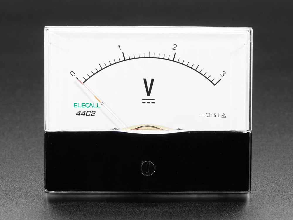 Large 3V Analog Panel Meter - The Pi Hut