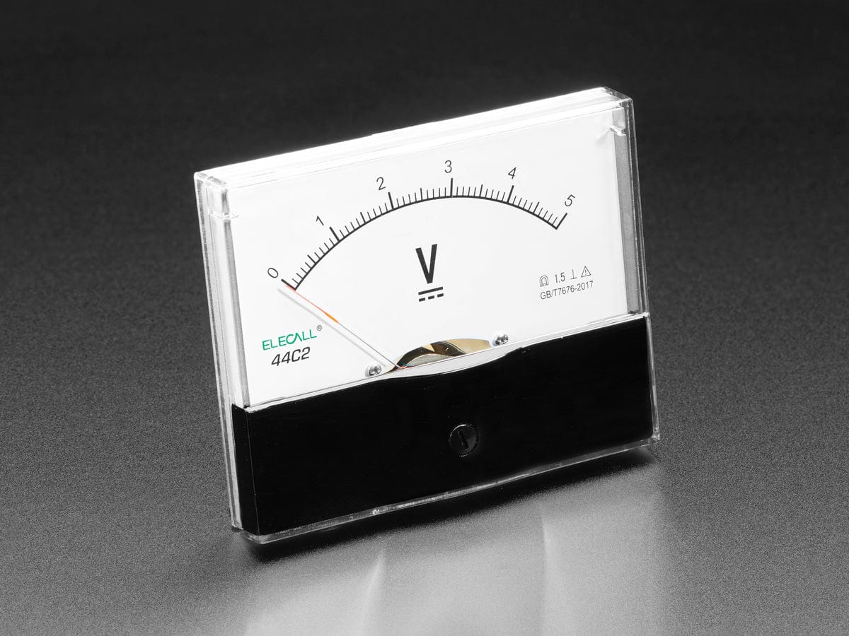Large 5V Analog Panel Meter by The Pi Hut - The Pi Hut