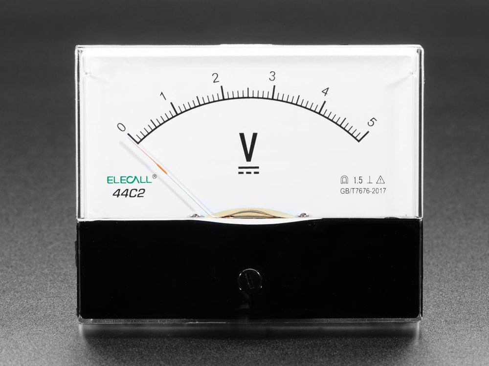 Large 5V Analog Panel Meter by The Pi Hut - The Pi Hut