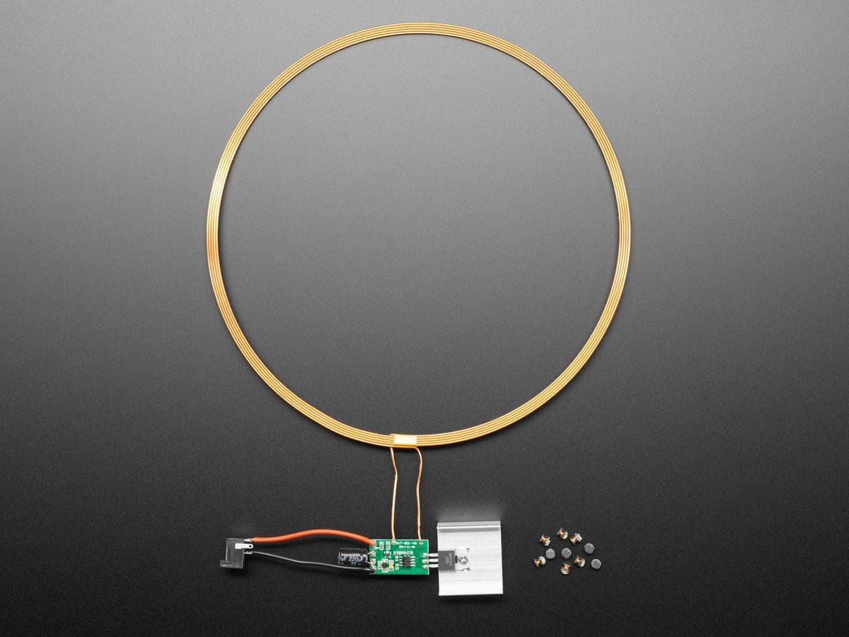 Large Inductive Coil and 10 Wireless LED Kit - 24V by The Pi Hut - The Pi Hut