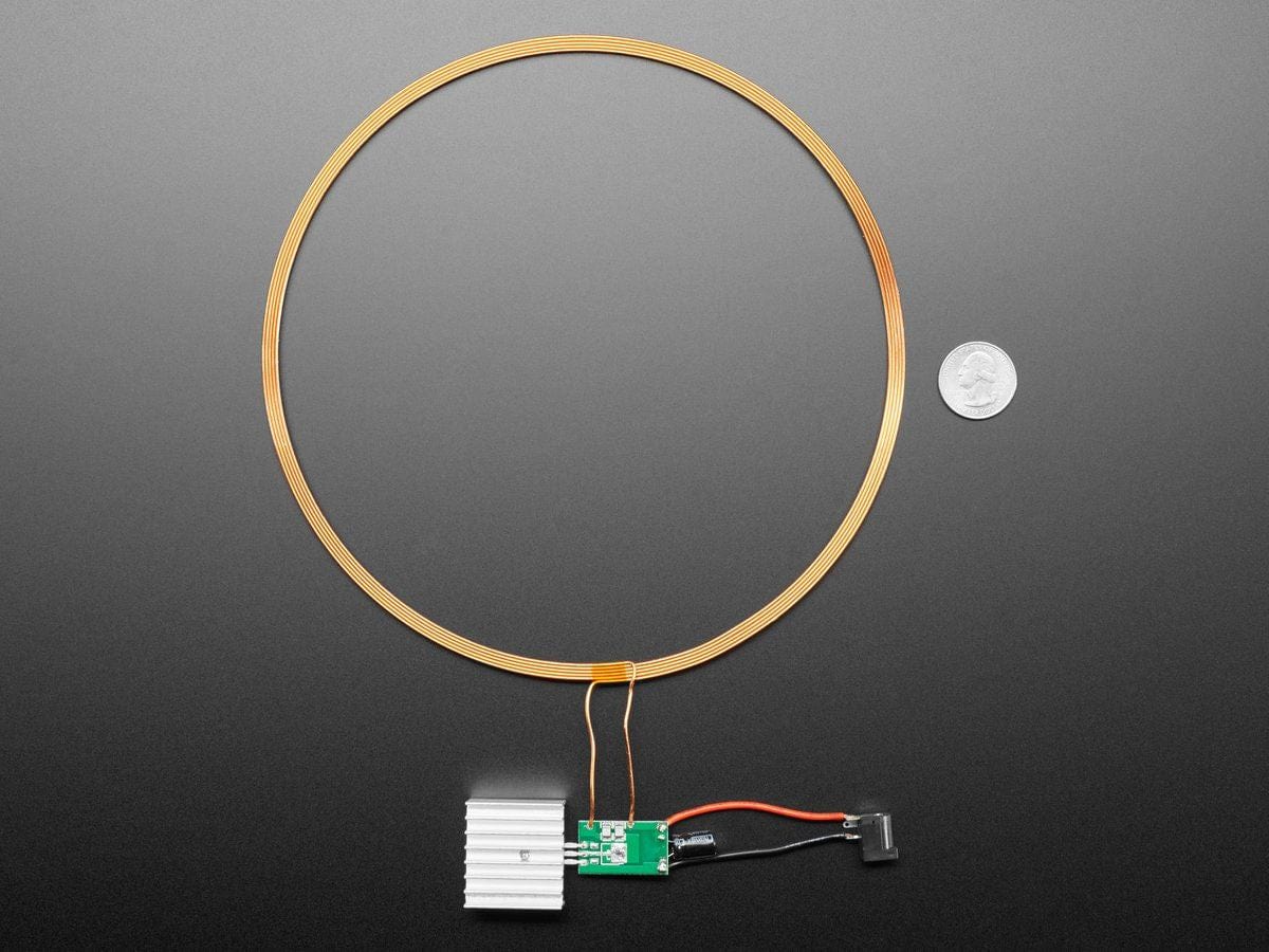 Large Inductive Coil and 10 Wireless LED Kit - 24V by The Pi Hut - The Pi Hut