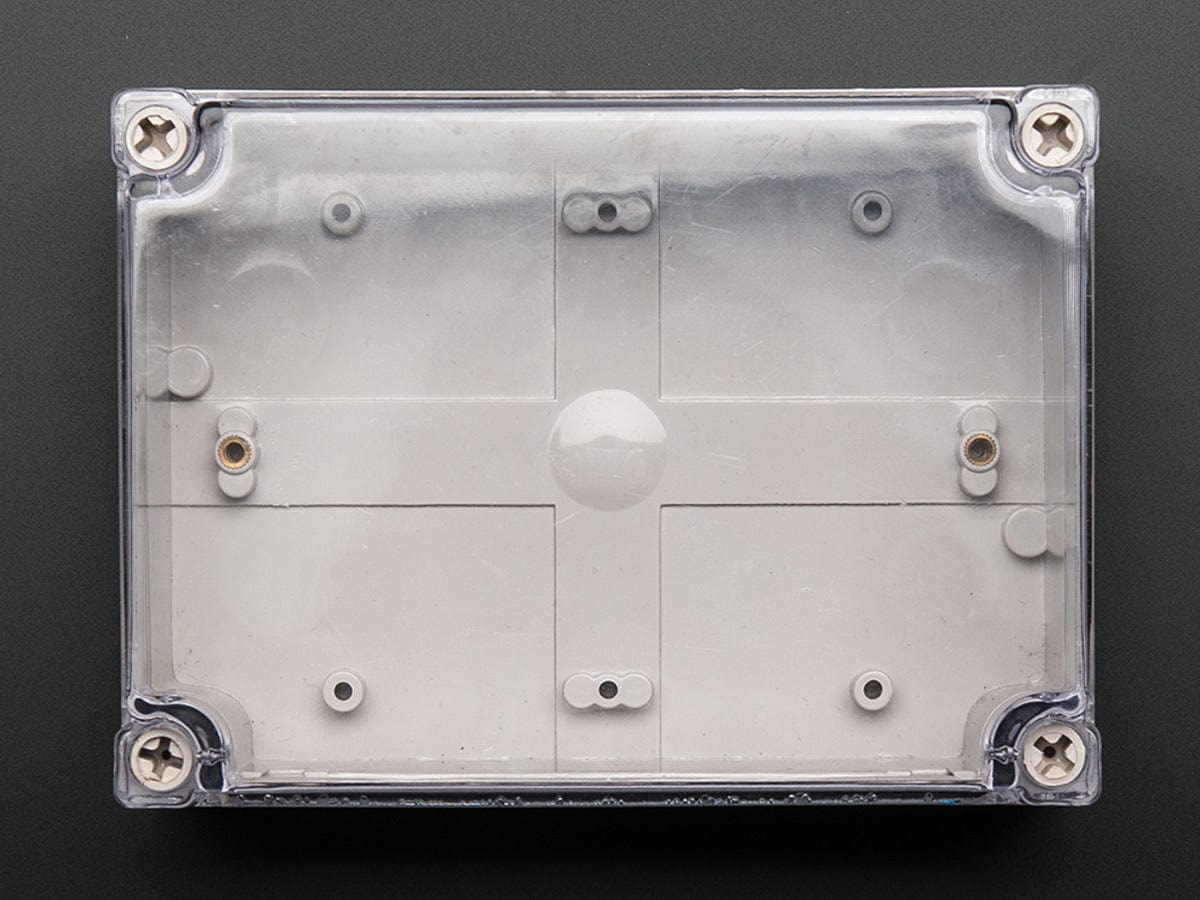 Large Plastic Project Enclosure - Weatherproof with Clear Top by The Pi Hut - The Pi Hut