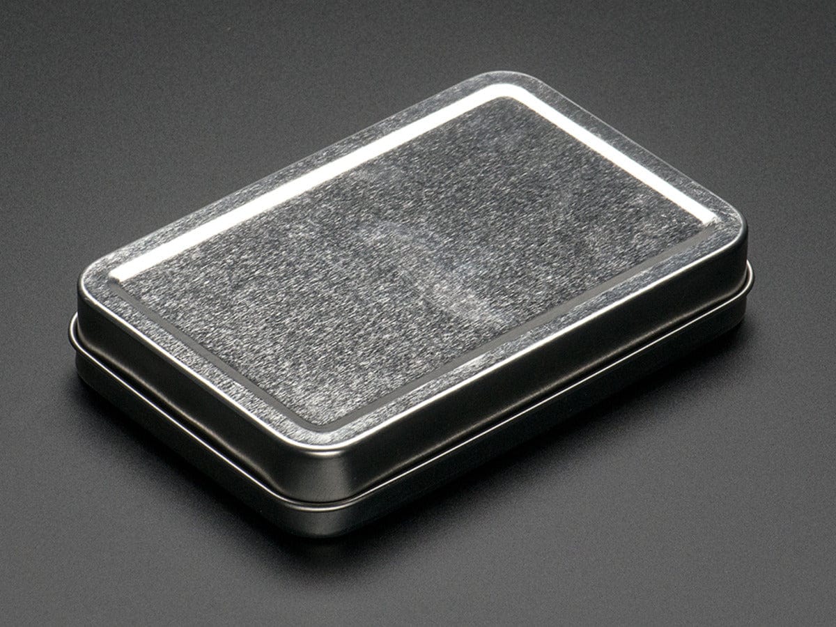 Large Tin With Clear Top Window by The Pi Hut - The Pi Hut