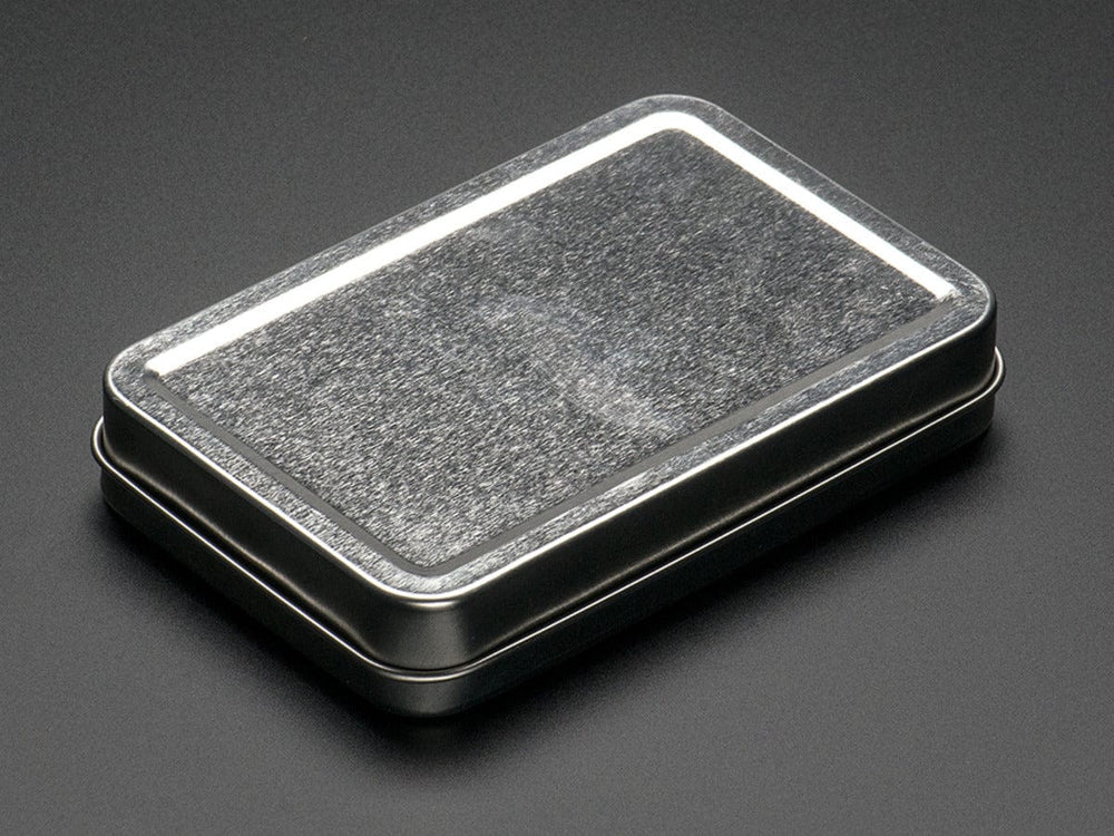 Large Tin With Clear Top Window by The Pi Hut - The Pi Hut