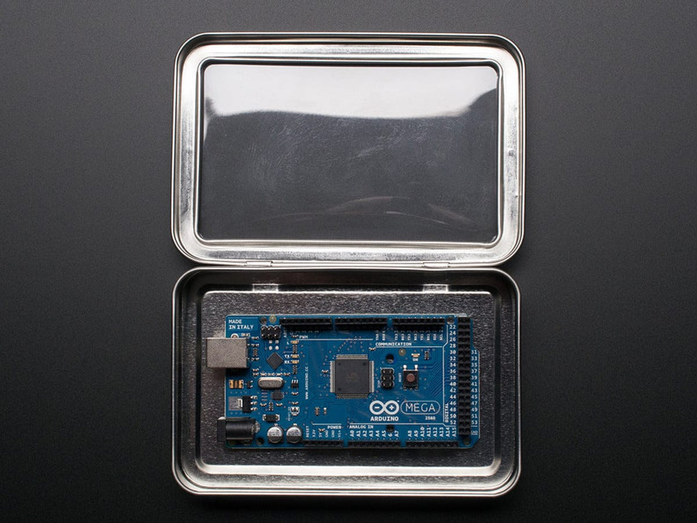 Large Tin With Clear Top Window by The Pi Hut - The Pi Hut