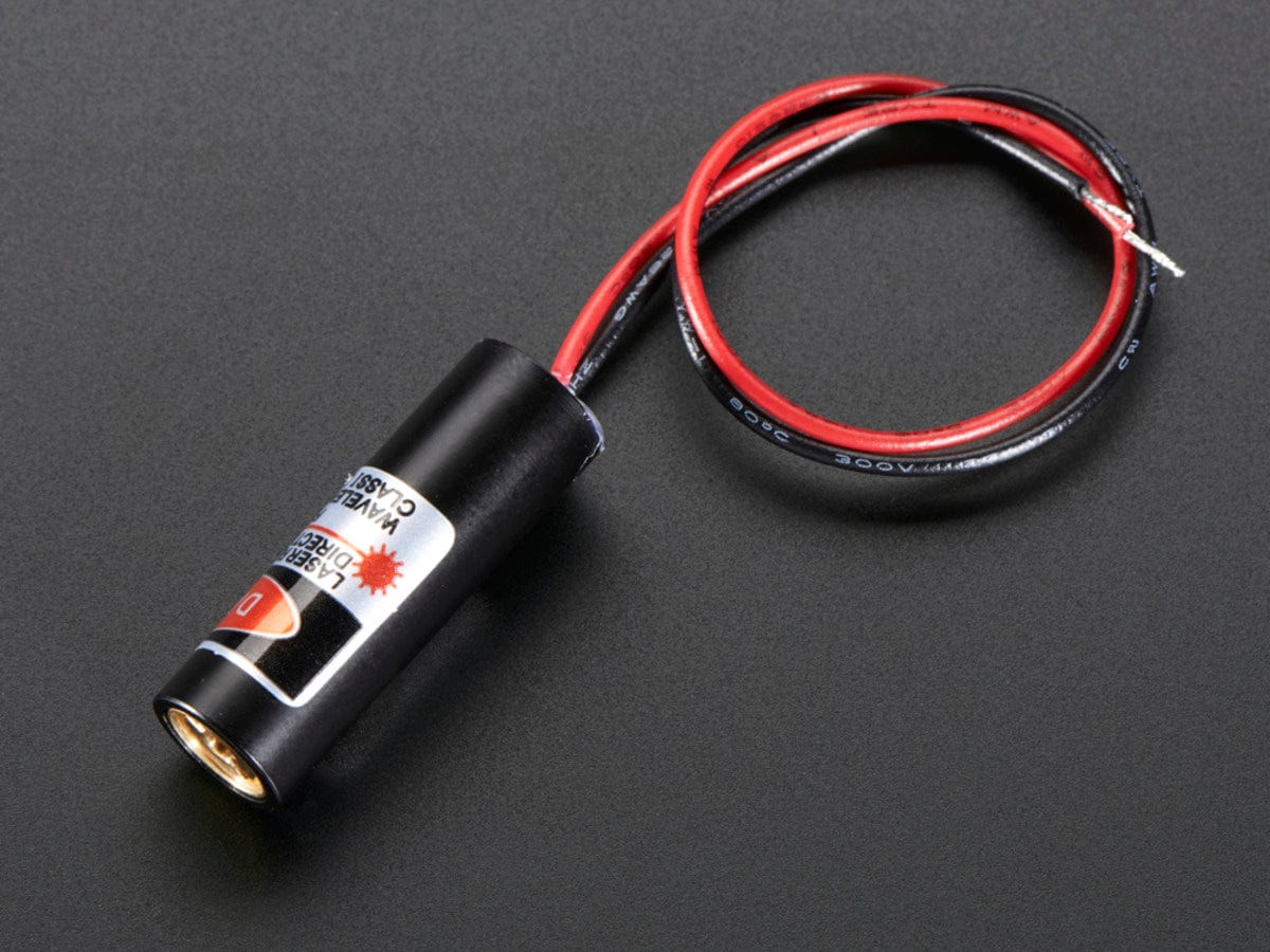 10 Moduli Diodo Laser Rosso 5mW 650nm Focalizzabili – 3 VDC, Per Laboratorio