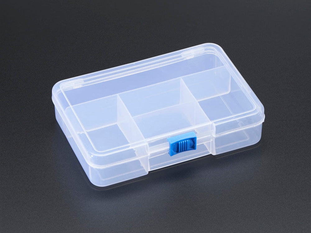 Latching 5-Compartment Storage Box by The Pi Hut - The Pi Hut