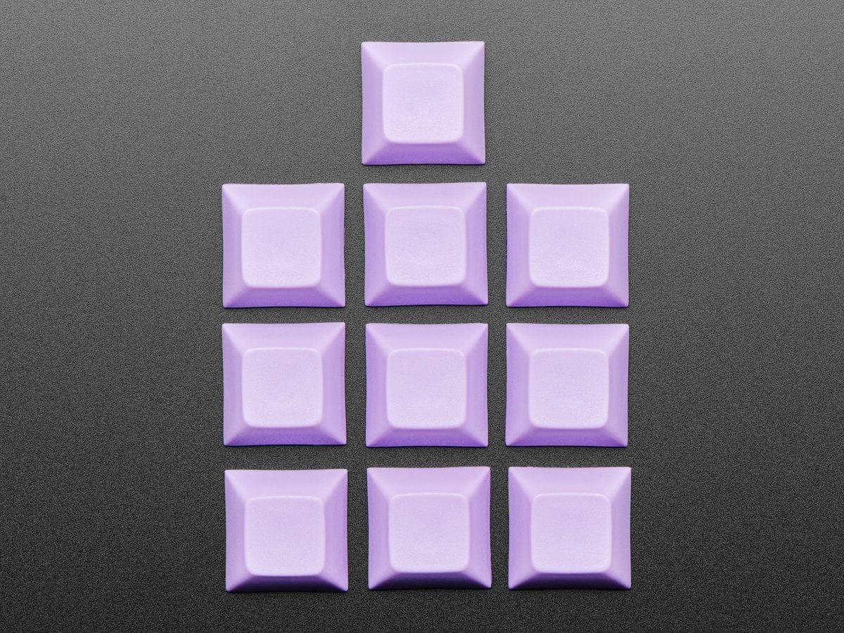 Lavender DSA Keycaps for MX Compatible Switches - 10 pack - The Pi Hut