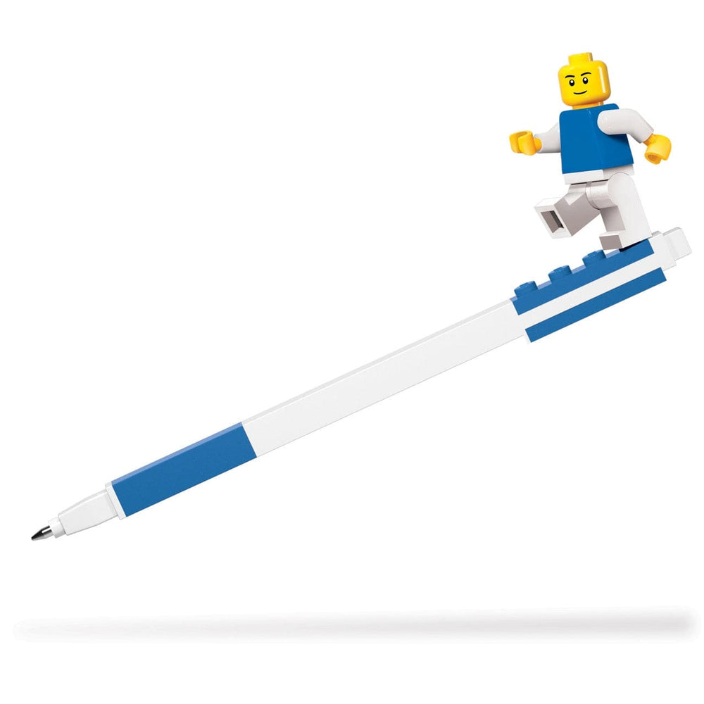 LEGO Blue Gel Pen with Minifigure by LEGO - The Pi Hut