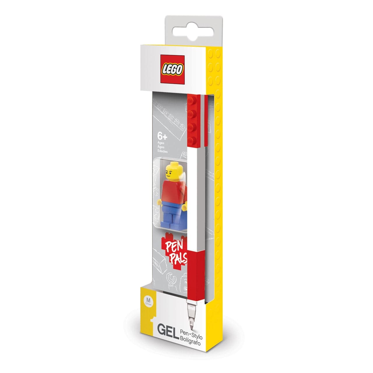 LEGO Red Gel Pen with Minifigure by LEGO - The Pi Hut