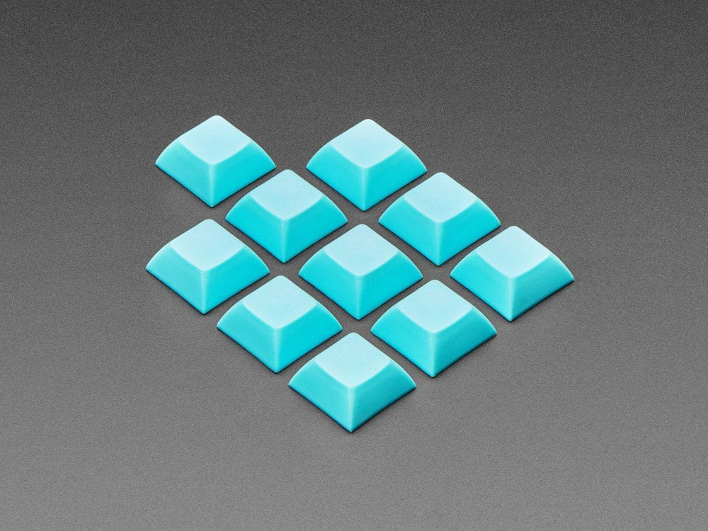 Light Blue DSA Keycaps for MX Compatible Switches - 10 pack by The Pi Hut - The Pi Hut
