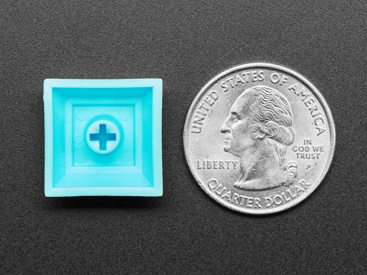 Light Blue DSA Keycaps for MX Compatible Switches - 10 pack by The Pi Hut - The Pi Hut