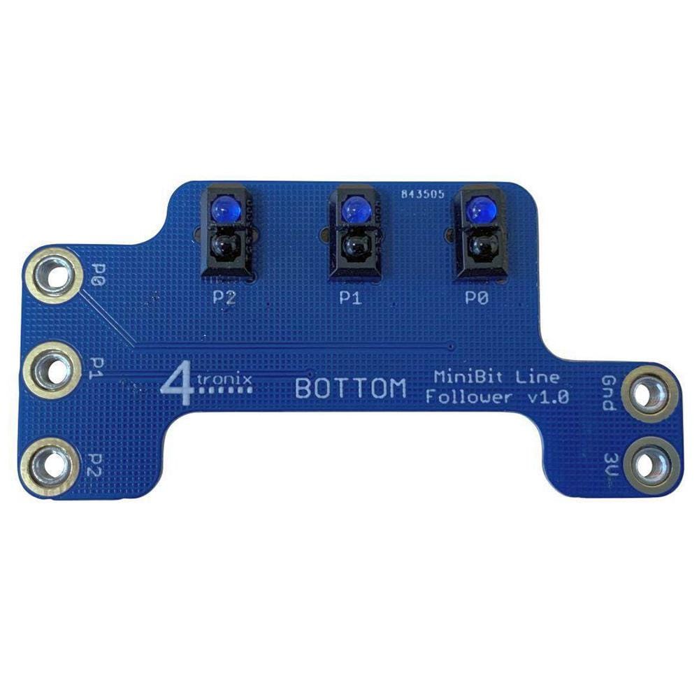 Line Follower Module for MiniBit Robot by 4tronix - The Pi Hut