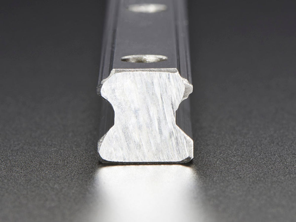 Linear Bearing Supported Slide Rail - 15mm wide - 500mm long by The Pi Hut - The Pi Hut