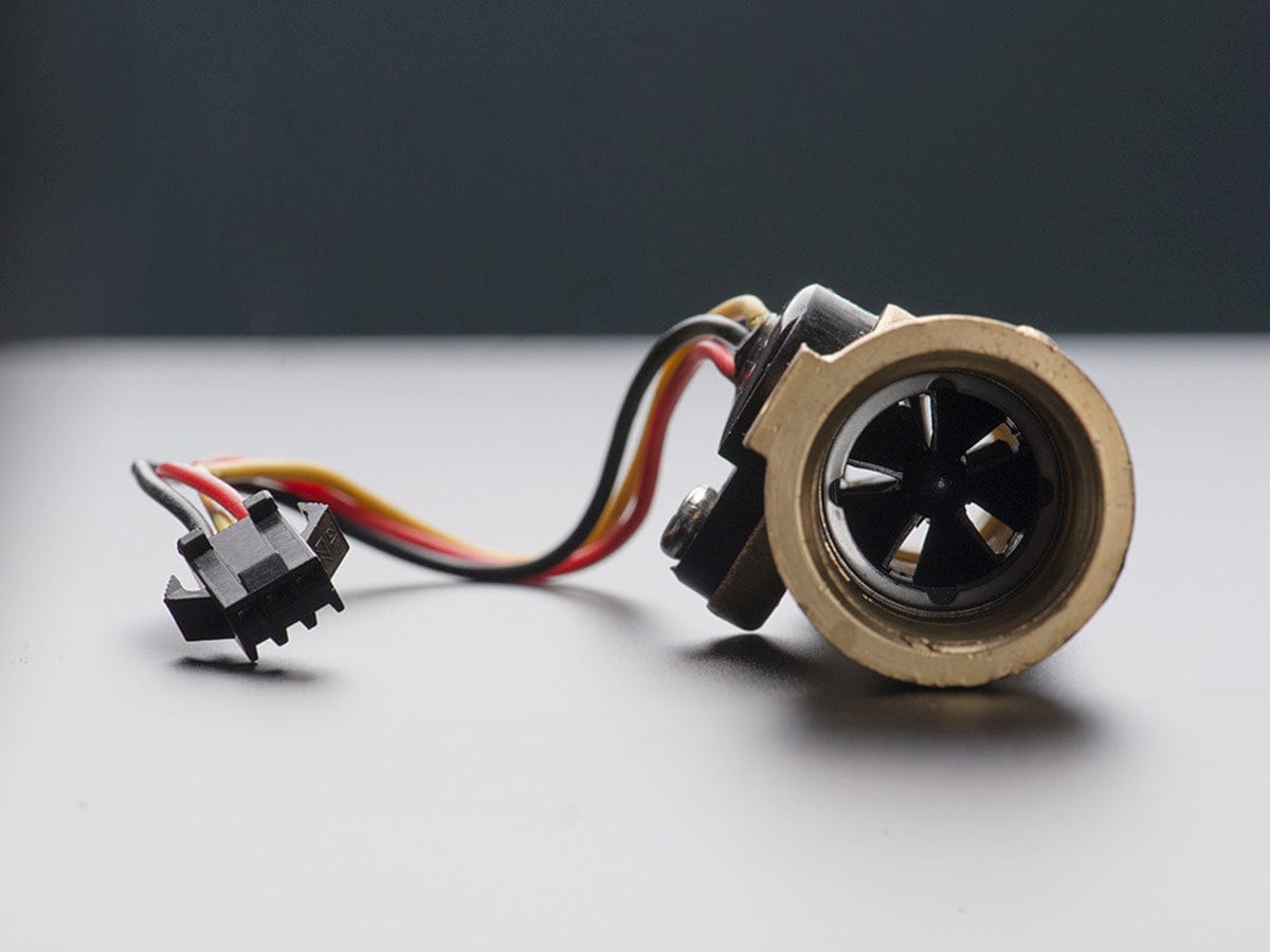 Liquid Flow Meter - Brass 1/2" Nominal Threaded - The Pi Hut