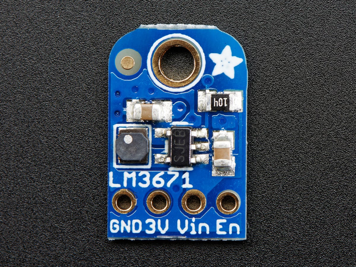 LM3671 3.3V Buck Converter Breakout - 3.3V Output 600mA Max by Adafruit - The Pi Hut