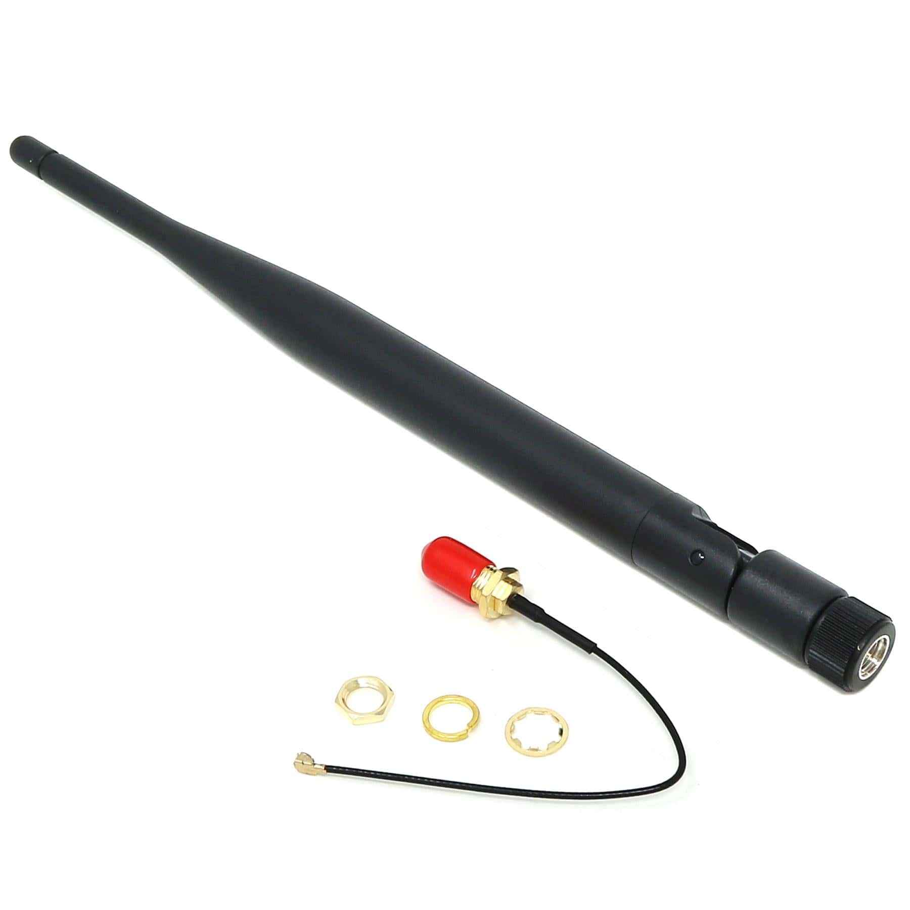 LoRa Antenna with Pigtail - 868MHz Black by iLabs - The Pi Hut