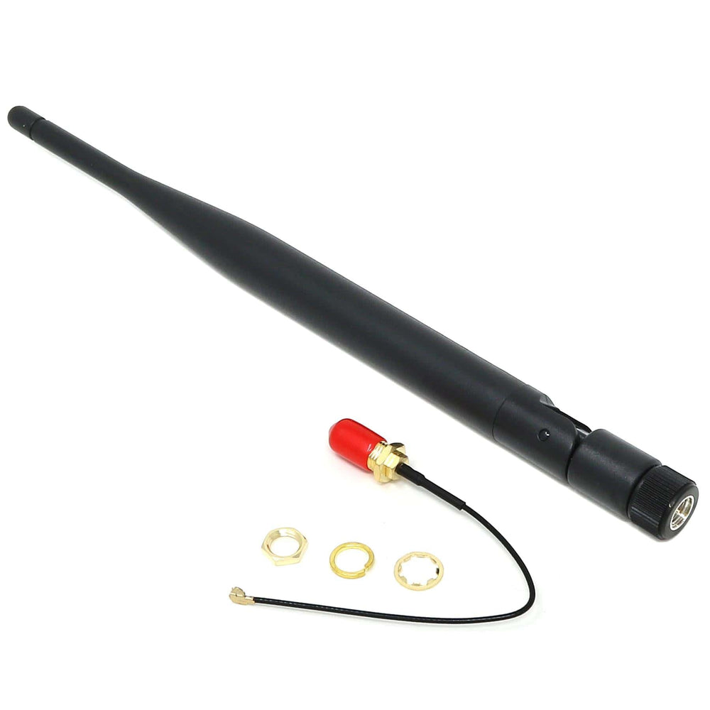LoRa Antenna with Pigtail - 868MHz Black by iLabs - The Pi Hut