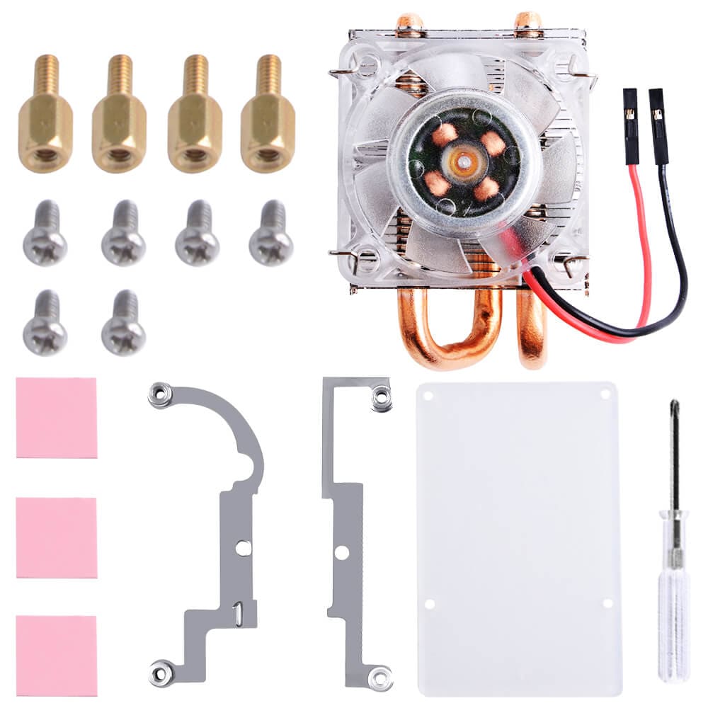 Low-Profile ICE Tower Raspberry Pi 4 Cooler by 52Pi - The Pi Hut