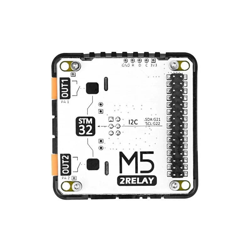 M5Stack 2-Channel AC Relay Module 13.2 (STM32F030) by M5Stack - The Pi Hut