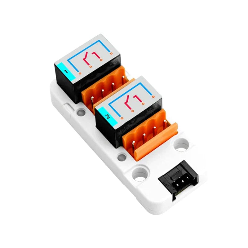 M5Stack 2-Channel SPST Relay Unit by M5Stack - The Pi Hut