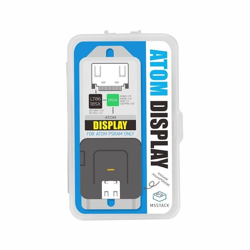 M5Stack Atom PSRAM - LCD Display Driver Kit by M5Stack - The Pi Hut