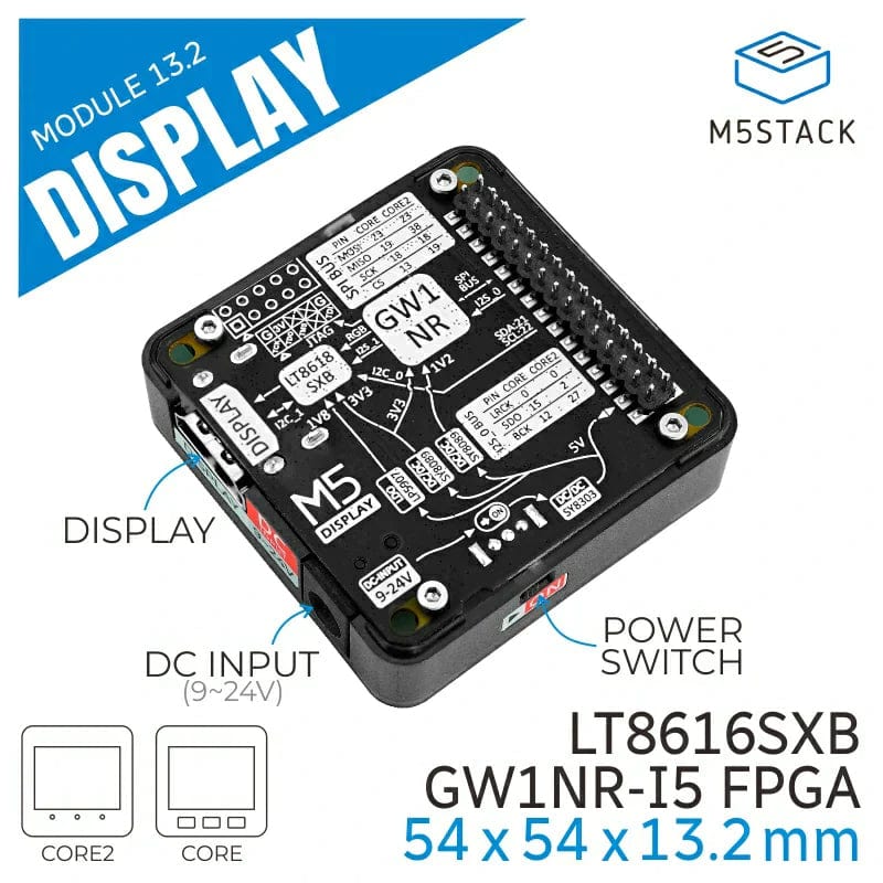 M5Stack Display Module 13.2 by M5Stack - The Pi Hut