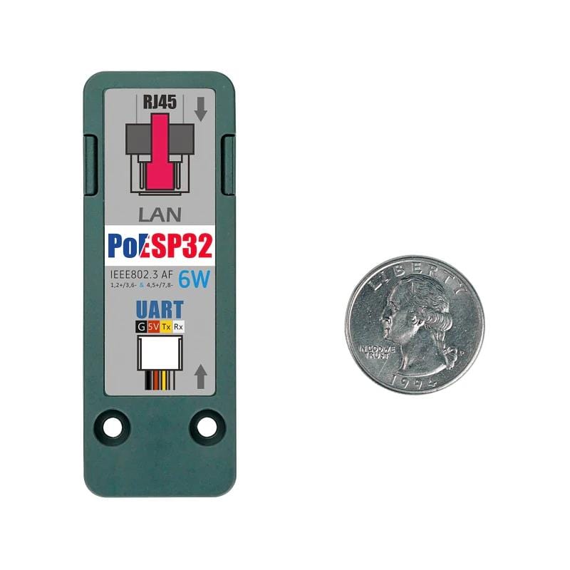 M5Stack ESP32 Ethernet Unit with PoE by M5Stack - The Pi Hut