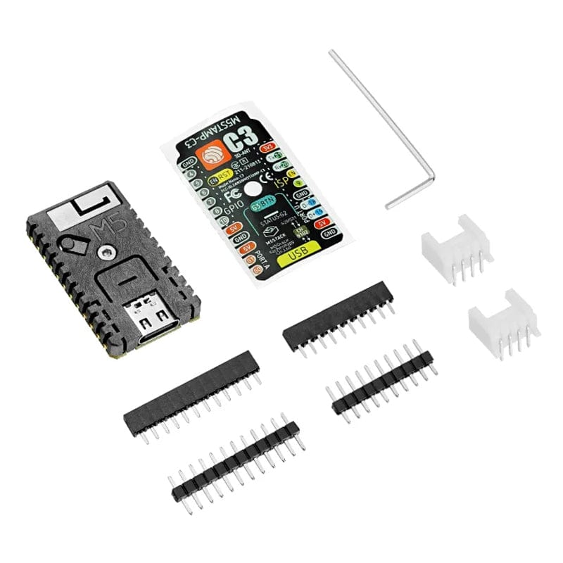 M5Stack M5Stamp C3 Mate with Pin Headers by M5Stack - The Pi Hut