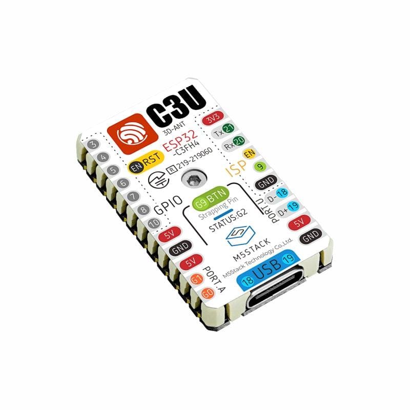 M5Stack M5stamp C3U Mate with Pin Headers by M5Stack - The Pi Hut