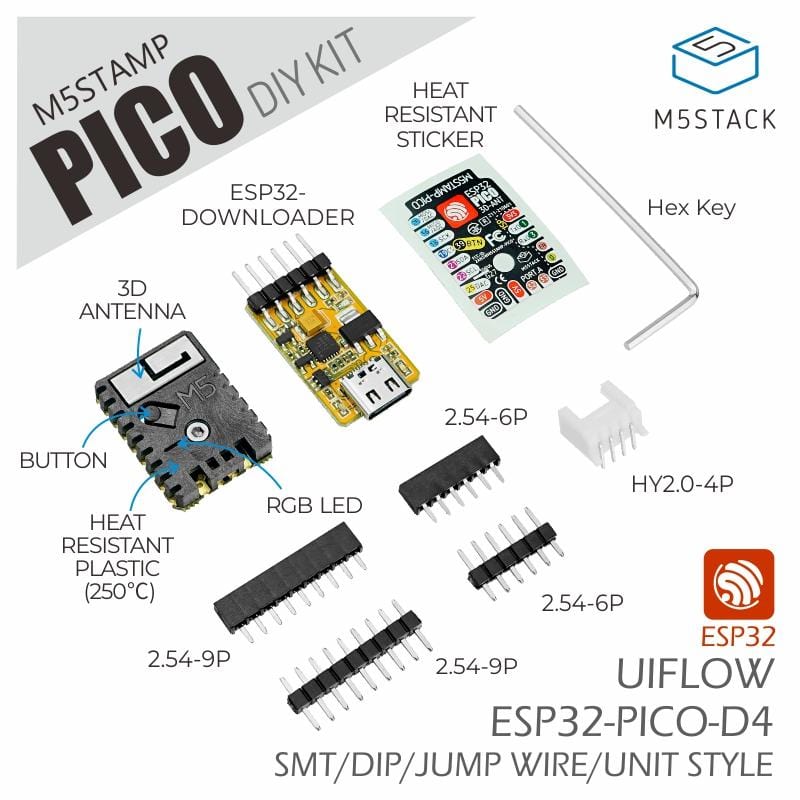 M5Stack M5Stamp Pico DIY Kit - The Pi Hut