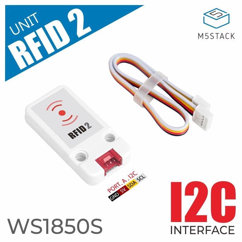 M5Stack RFID Unit 2 (WS1850S) by M5Stack - The Pi Hut