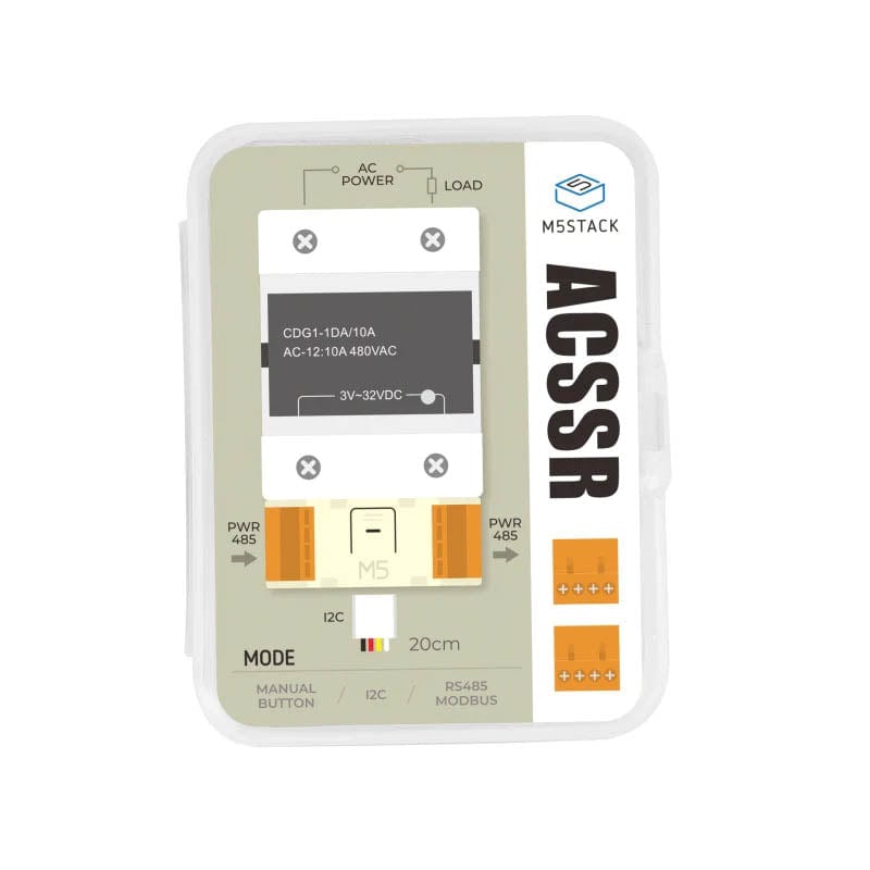 M5Stack Single-phase AC SSR Unit (CDG1-1DA-10A) by M5Stack - The Pi Hut