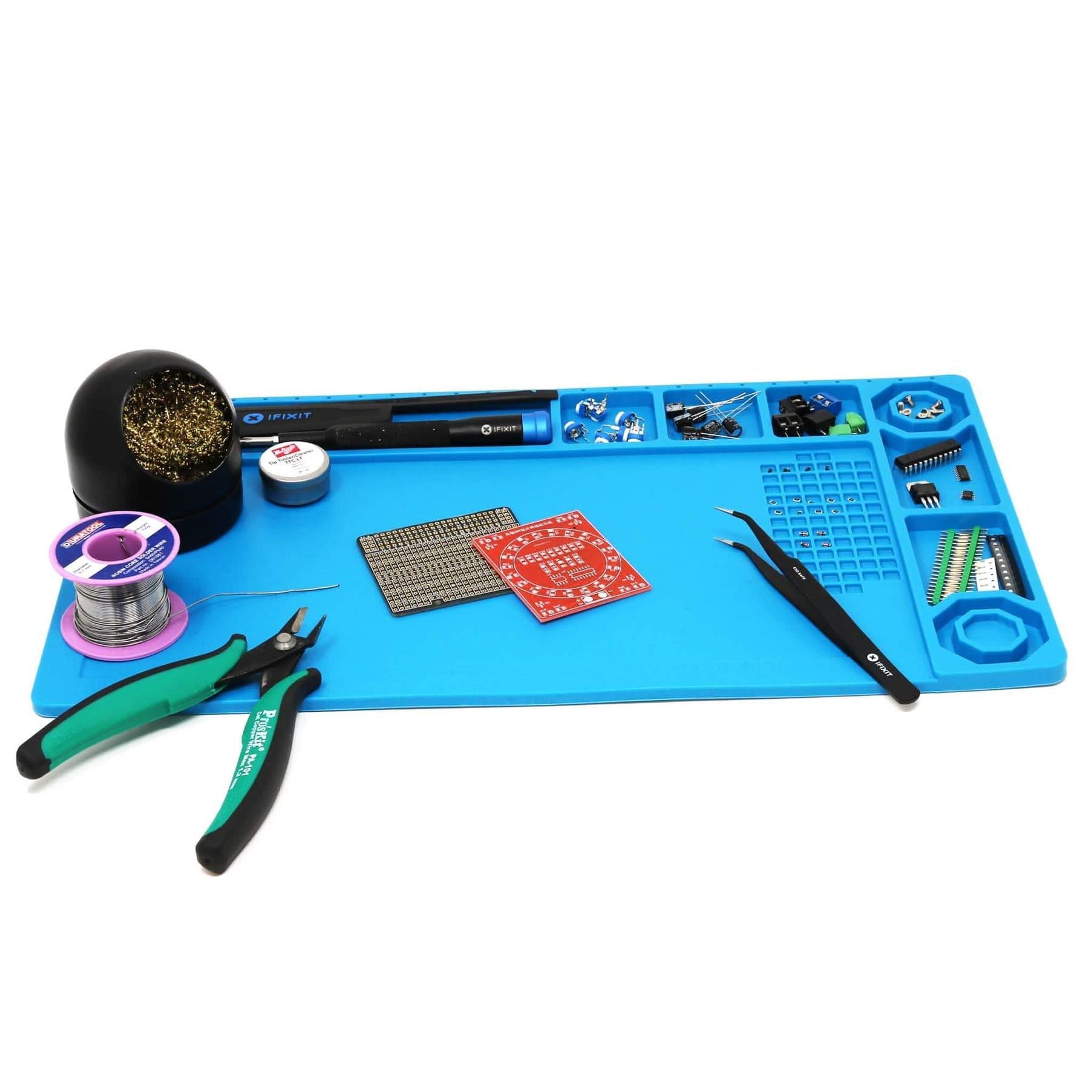 Magnetic Silicone Soldering Mat by The Pi Hut - The Pi Hut