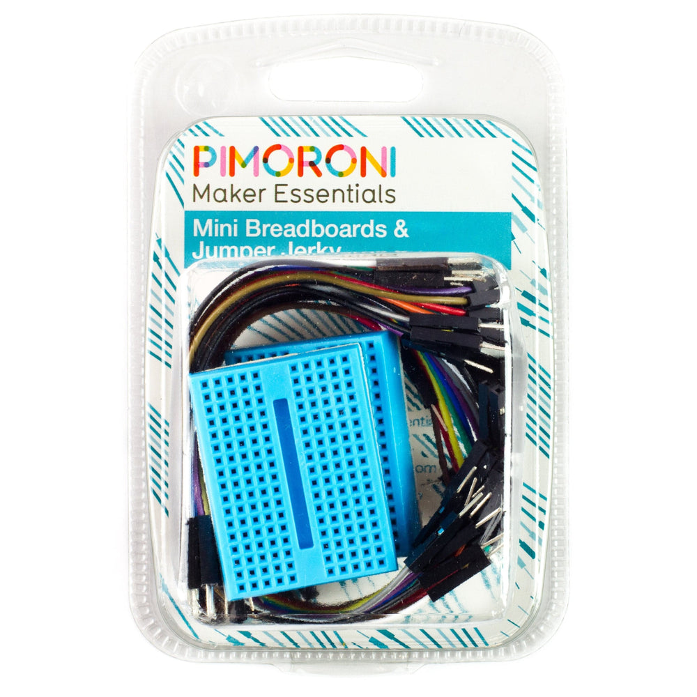Maker Essentials - Mini Breadboards & Jumper Jerky by Pimoroni - The Pi Hut