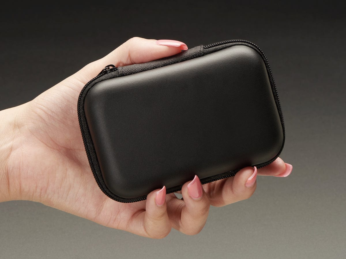 Maker-Friendly Zipper Case - Black by The Pi Hut - The Pi Hut