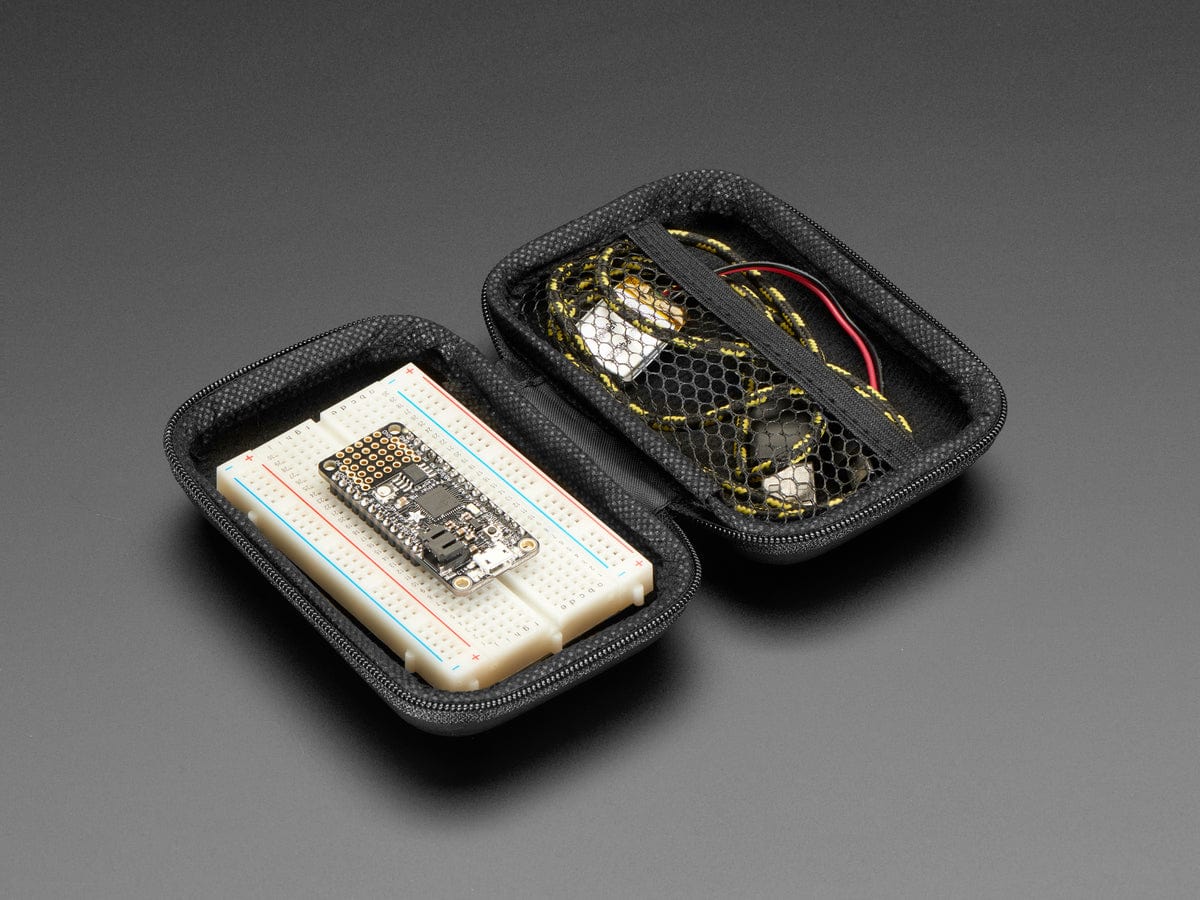 Maker-Friendly Zipper Case - Black by The Pi Hut - The Pi Hut