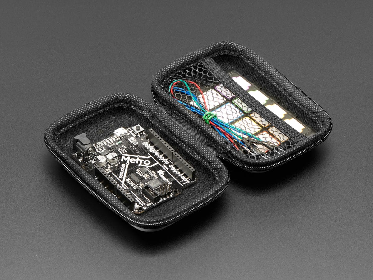 Maker-Friendly Zipper Case - Black by The Pi Hut - The Pi Hut