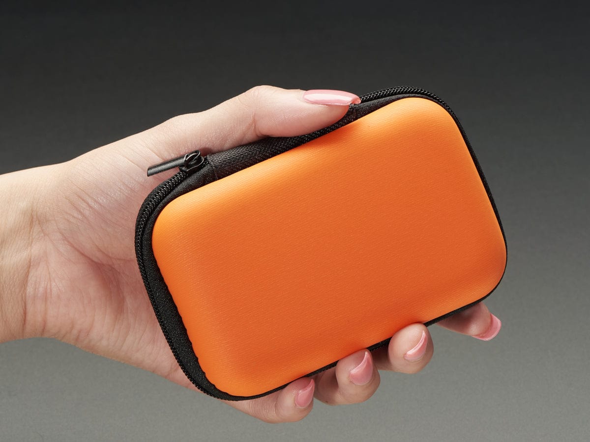 Maker-Friendly Zipper Case - Orange by The Pi Hut - The Pi Hut