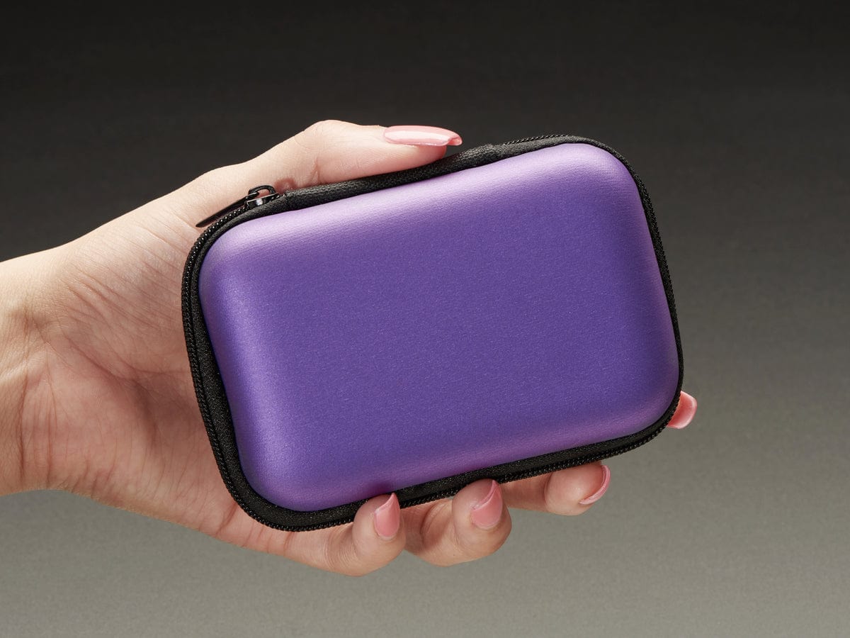 Maker-Friendly Zipper Case - Purple by The Pi Hut - The Pi Hut