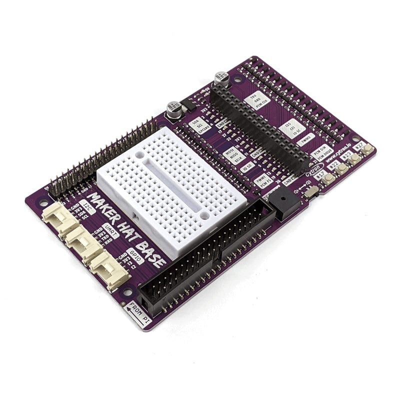 Maker HAT Base for Raspberry Pi 500/400 by Cytron - The Pi Hut