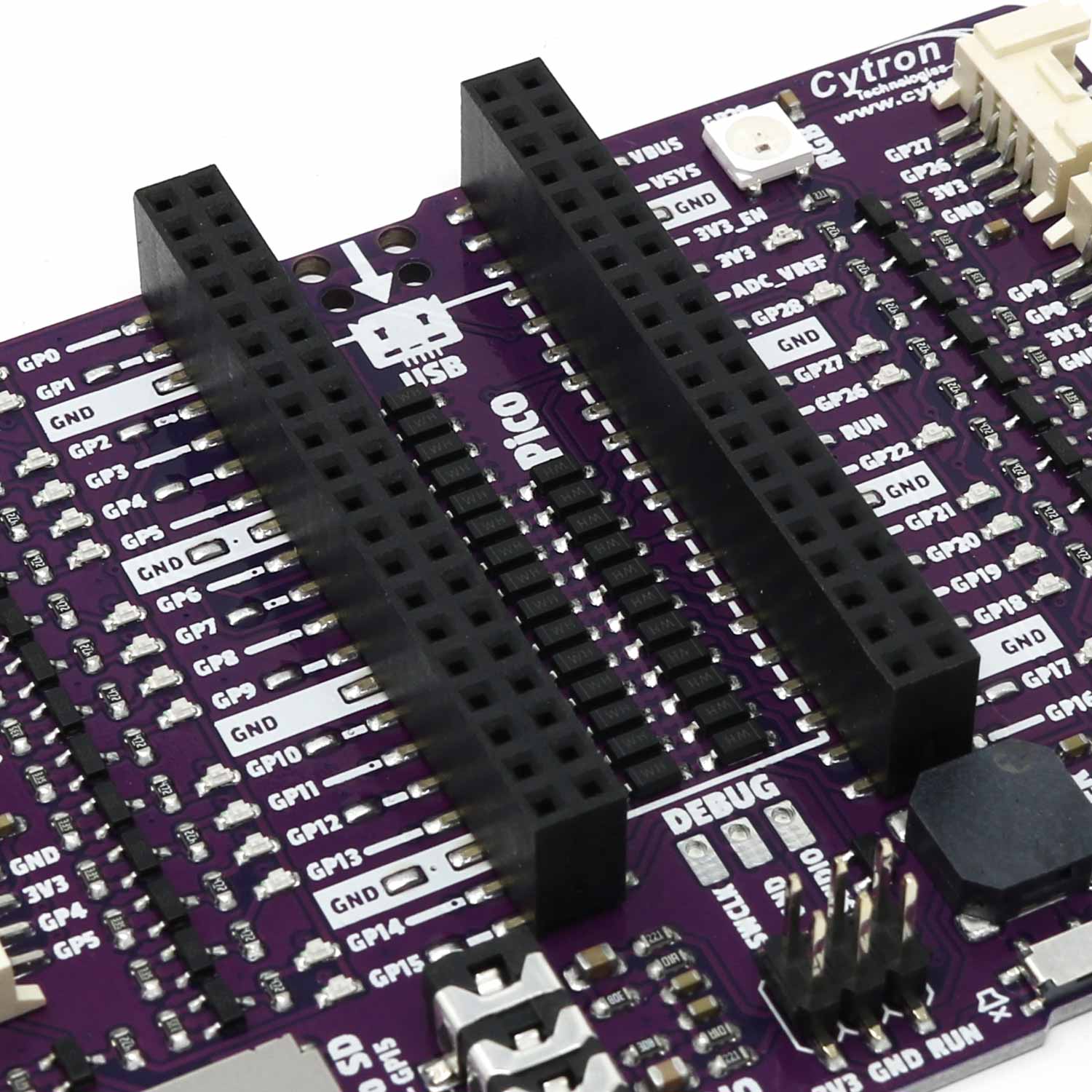 Maker Pi Pico Base (without Pico) by Cytron - The Pi Hut