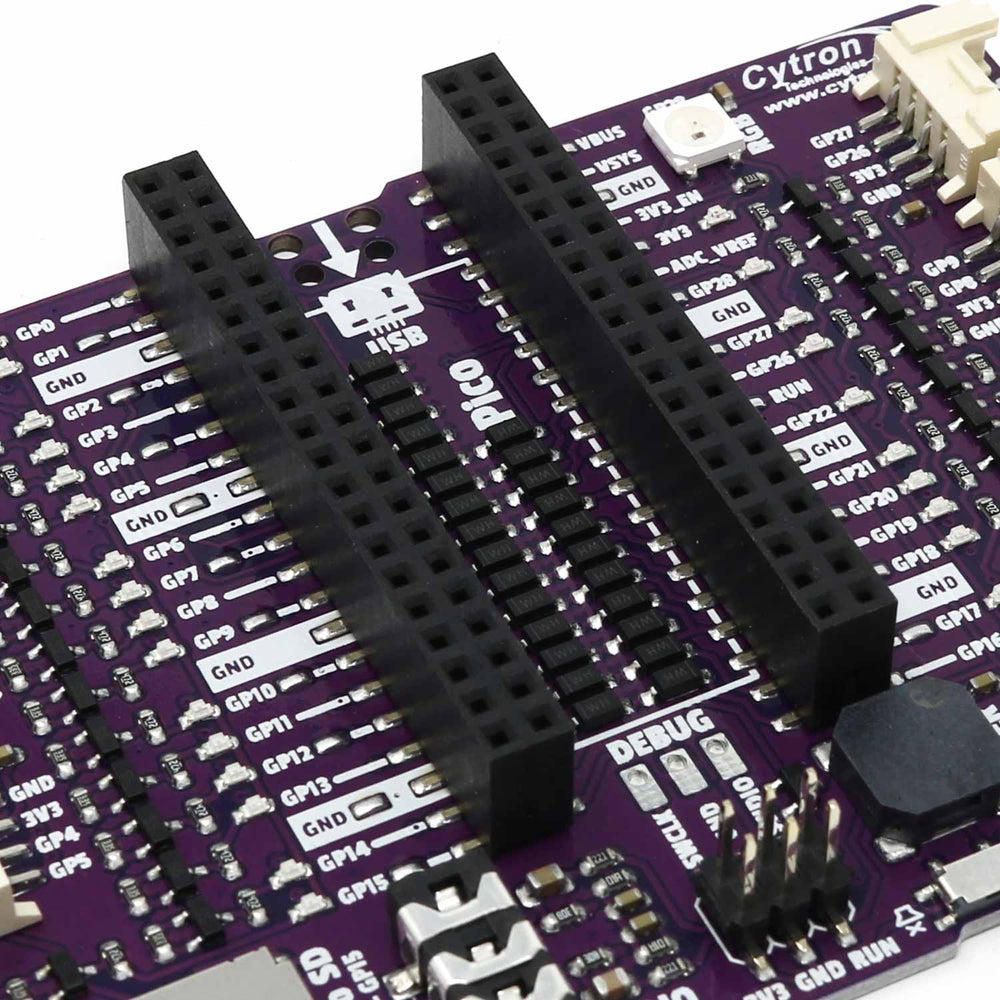 Maker Pi Pico Base (without Pico) by Cytron - The Pi Hut