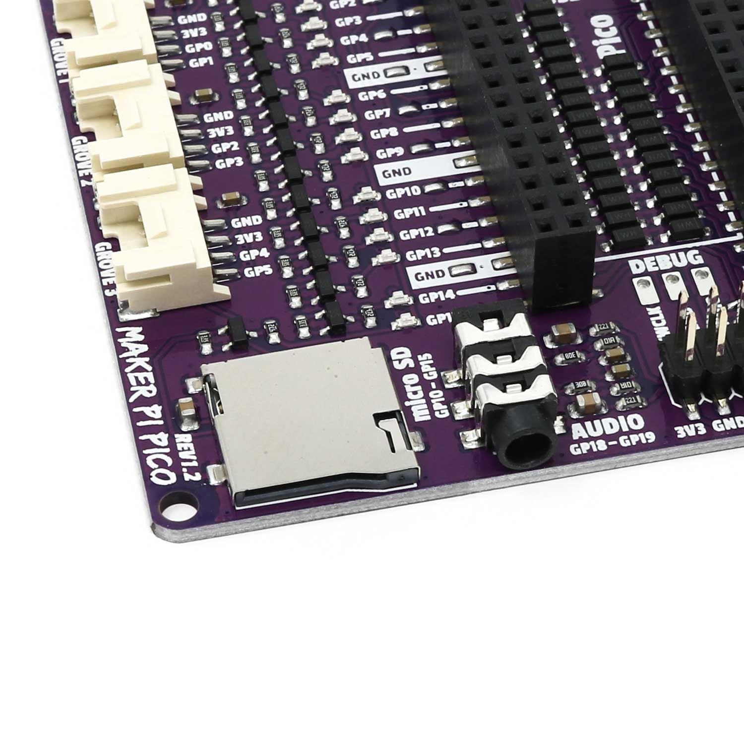 Maker Pi Pico Base (without Pico) by Cytron - The Pi Hut
